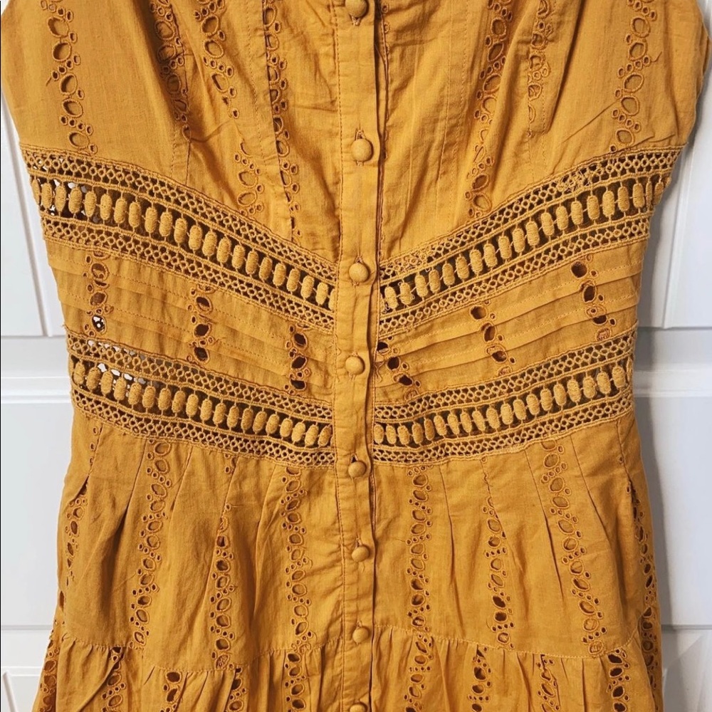 Rahi mustard yellow dress - Picture 3 of 4